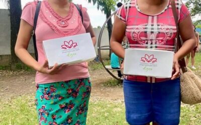 ENTREGA KITS DE MENSTRUACIÓN DIGNA EN COMUNIDADES DE HUEHUETLÁN