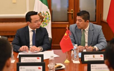 EMBAJADOR DE CHINA SE REUNE CON AUTORIDADES ESTATALES