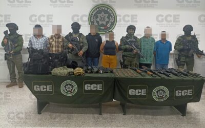 CAPTURAN A PRESUNTOS ELEMENTOS CÉLULA CRIMINAL EN LA COLONIA VILLA ALBORADA, EN SOLEDAD