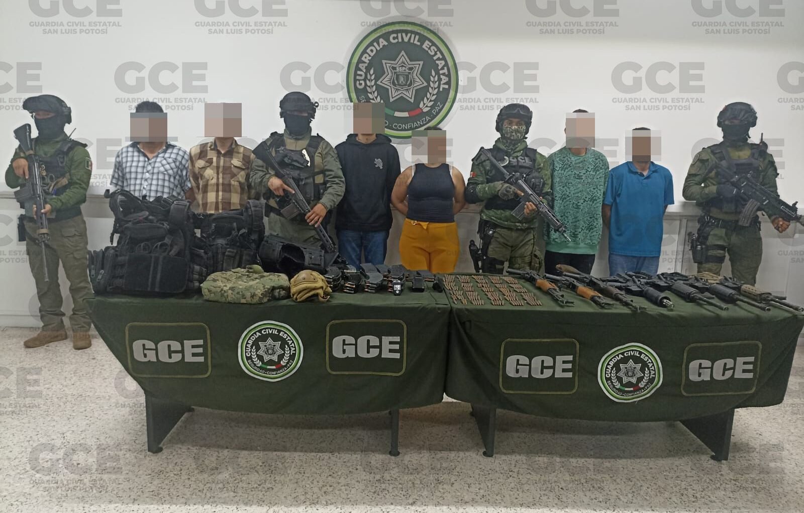 CAPTURAN A PRESUNTOS ELEMENTOS CÉLULA CRIMINAL EN LA COLONIA VILLA ALBORADA, EN SOLEDAD