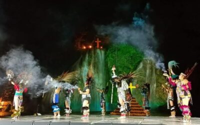 FUE REALIZADA FIESTA DE LUZ EN CASCADAS DE TAMASOPO