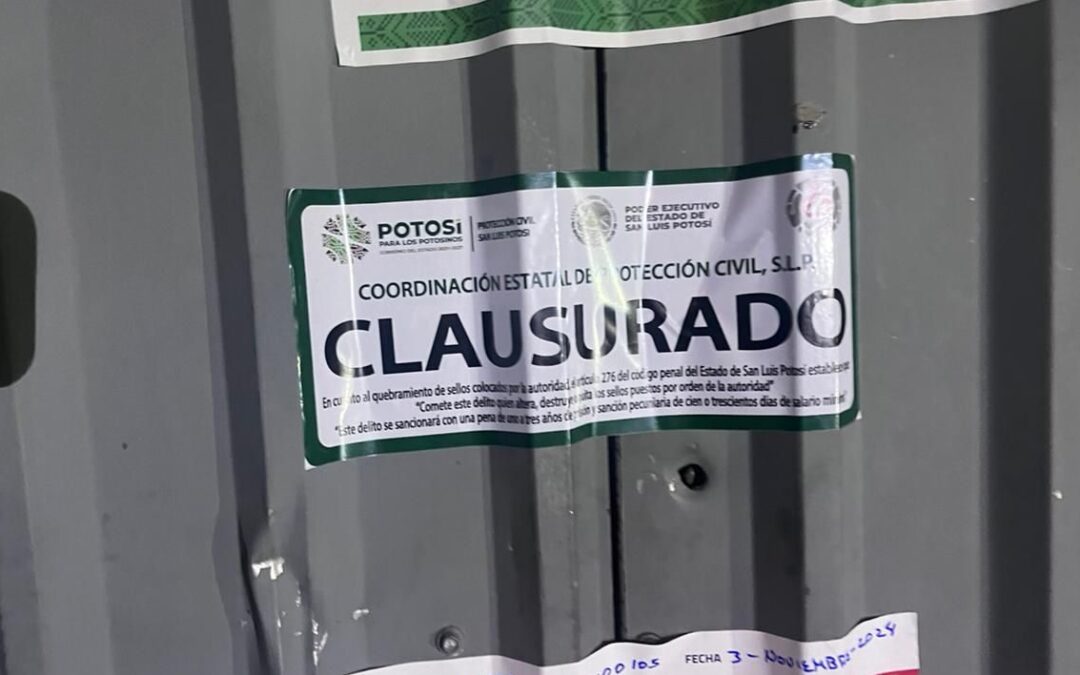 CLAUSURAN CUATRO CENTROS NOCTURNOS EN LA CAPITAL POTOSINA