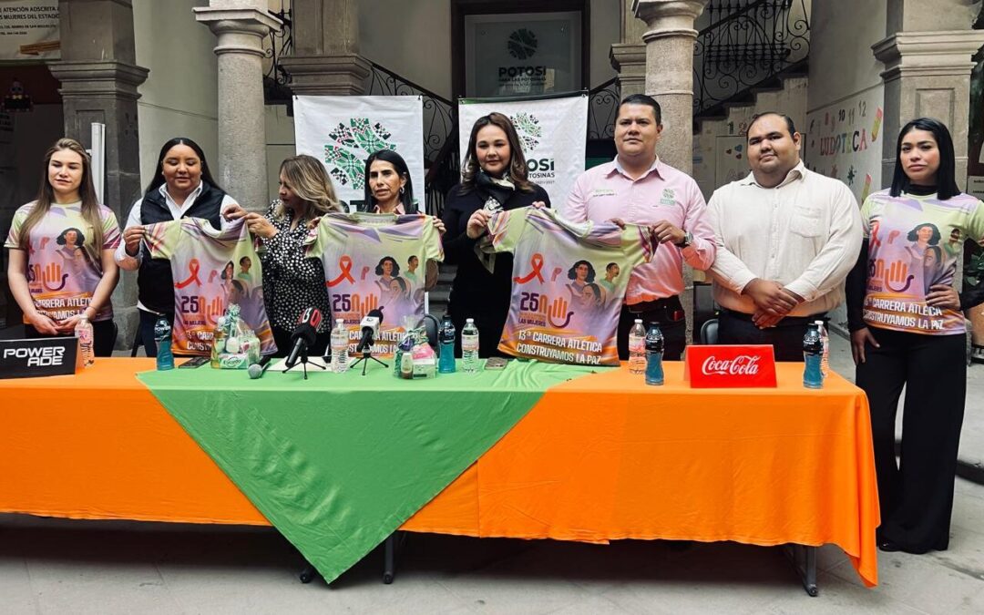 ANUNCIAN CARRERA ATLÉTICA “POTOSINAS CONSTRUYENDO PAZ 2024”
