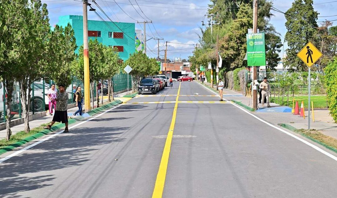 ENTREGAN REHABILITACIÓN DE AVENIDA KUKULKÁN, EN LA CAPITAL DE SLP
