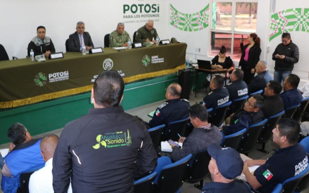 SE REALIZA REUNIÓN DE DIRECTORES DE SEGURIDAD PÚBLICA DE LOS 59 MUNICIPIOS