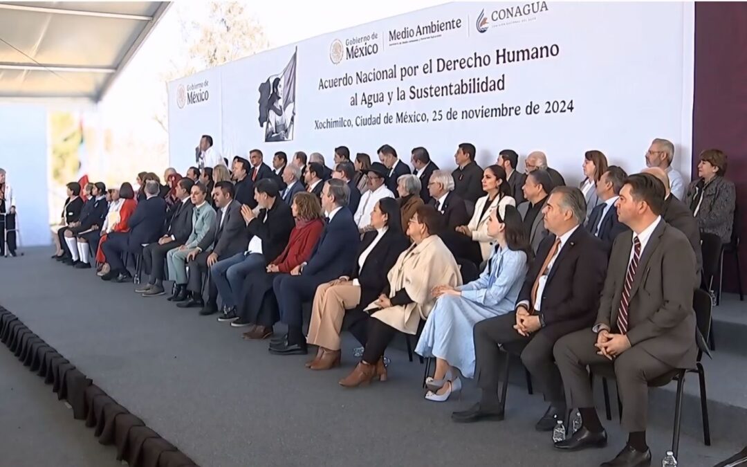 SLP PARTICIPA EN EL ACUERDO NACIONAL POR EL DERECHO HUMANO AL AGUA Y LA SUSTENTABILIDAD