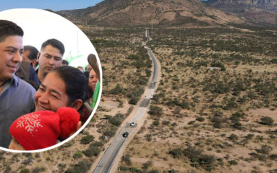 GALLARDO INAUGURA CARRETERA A «LA VENTILLA» EN VILLA DE REYES