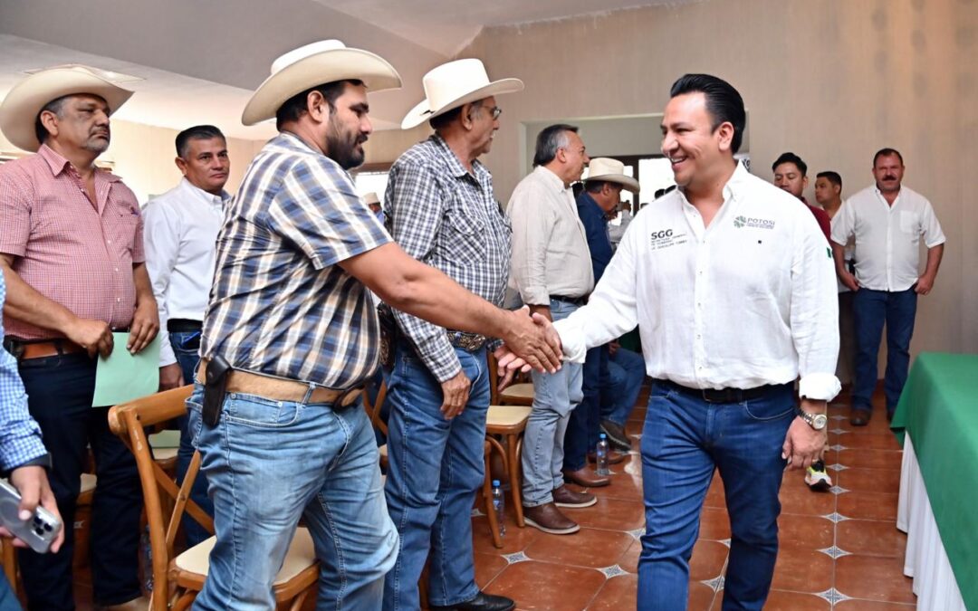 EJECUTIVO CONSOLIDA MÁS REUNIONES Y APOYO A PRODUCTORES PECUARIOS