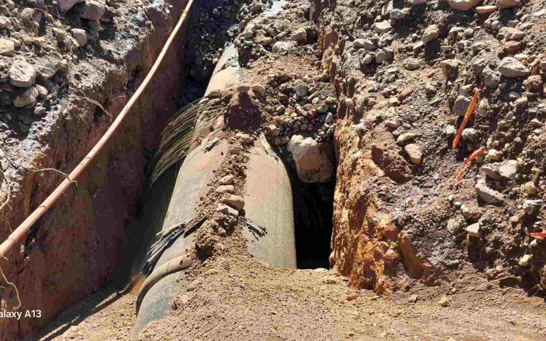 AVERÍA EN EL ACUEDUCTO DE “EL REALITO” DEJA SIN AGUA A COLONIAS DE LA CAPITAL POTOSINA