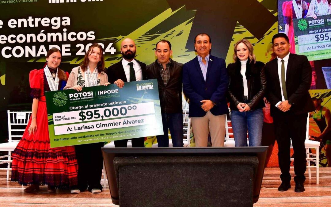 ENTREGAN RECONOCIMIENTOS A GANADORES DE MEDALLA EN EVENTOS CONADE