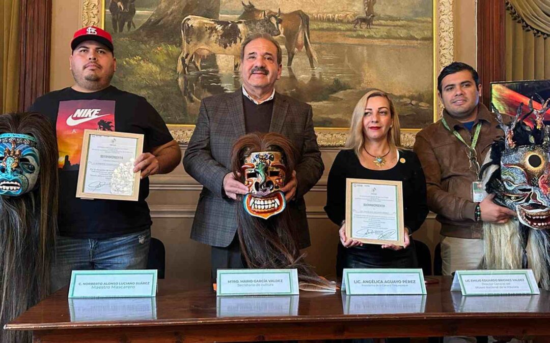 SLP RECIBE DONACIÓN DE TRES MÁSCARAS DE JALISCO