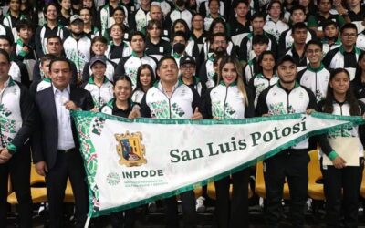 ENTREGAN ESTÍMULOS ECONÓMICOS A DEPORTISTAS DESTACADOS DE SLP