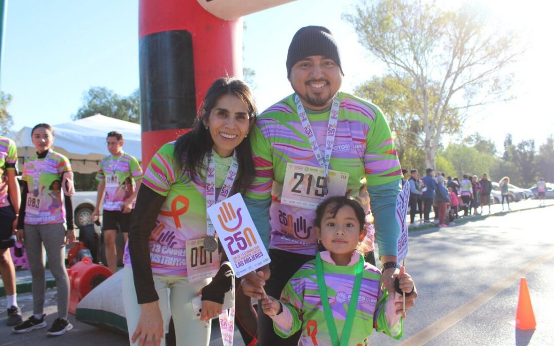 UN ÉXITO LA CARRERA ATLÉTICA “POTOSINAS CONSTRUYENDO PAZ 2024”