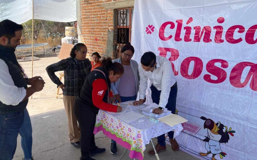 REPORTAN MÁS DE 140 MIL BENEFICIARIAS DE CLÍNICAS ROSAS EN 2024