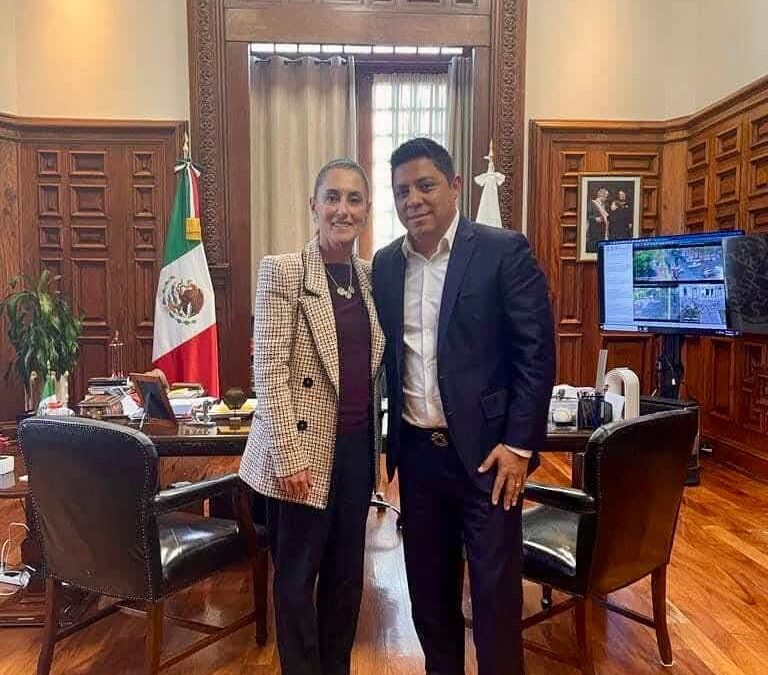ACUERDA GOBERNADOR DE SLP PROYECTOS PARA 2025 CON CLAUDIA SHEINBAUM