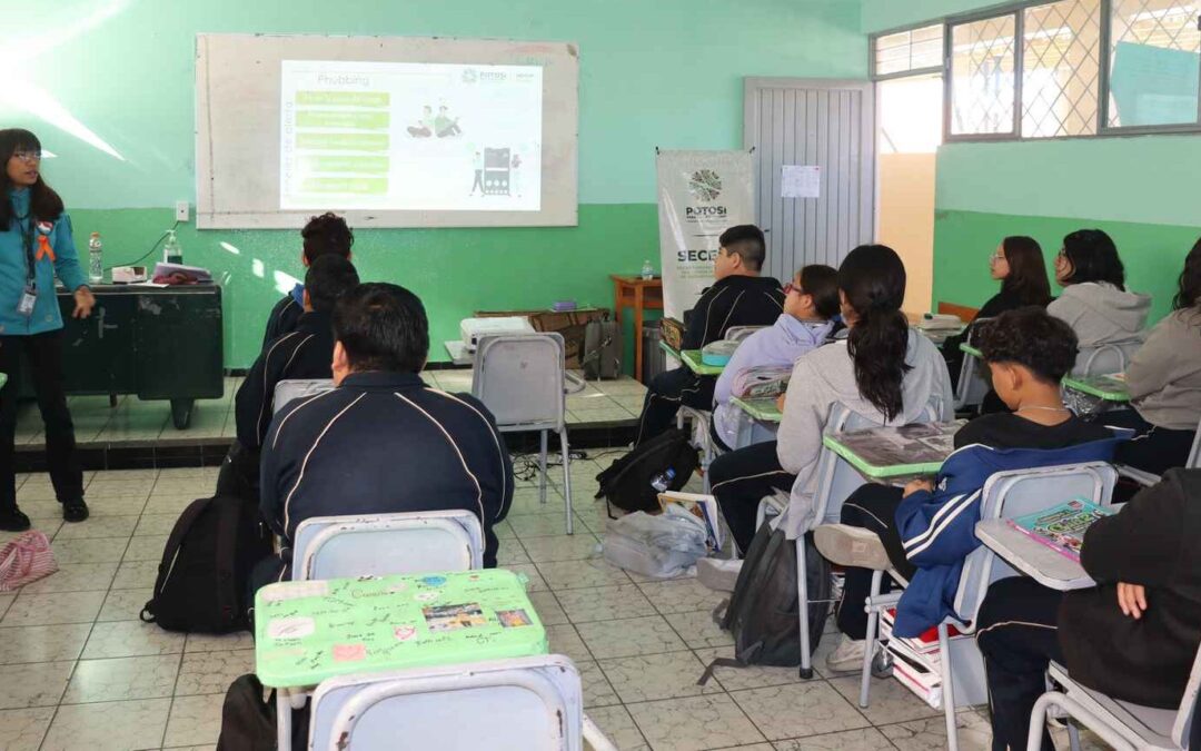 PROMUEVEN ACCIONES DE PREVENCIÓN EN ESCUELAS