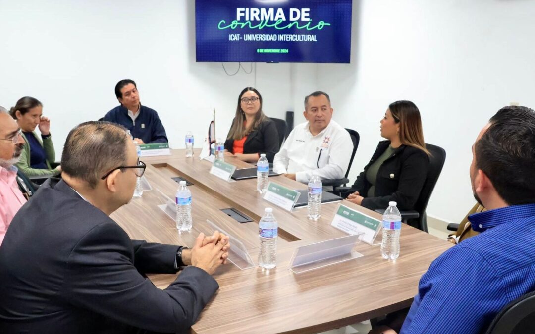 UNIVERSIDAD INTERCULTURAL FIRMA CONVENIO CON ICAT PARA REFORZAR FORMACIÓN DE LOS ALUMNOS