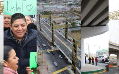 INAUGURA GALLARDO PUENTE VEHICULAR EN EL CIRCUITO POTOSÍ