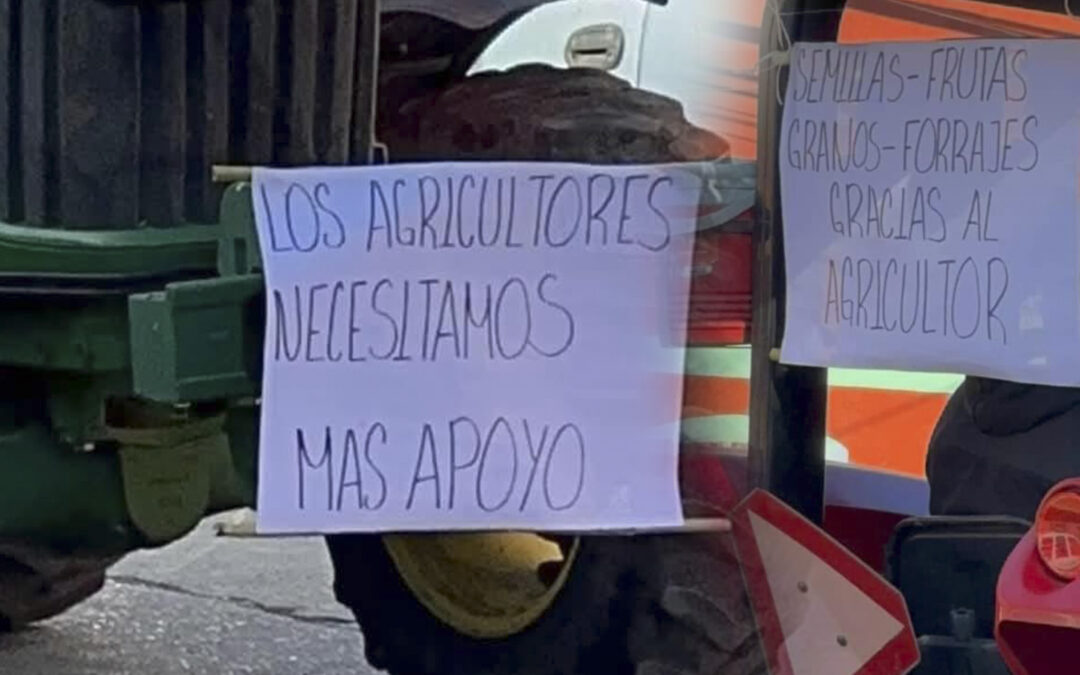 AGRICULTORES SE MANIFIESTAN EN CIUDAD FERNÁNDEZ; PIDEN MÁS APOYOS PARA EL CAMPO