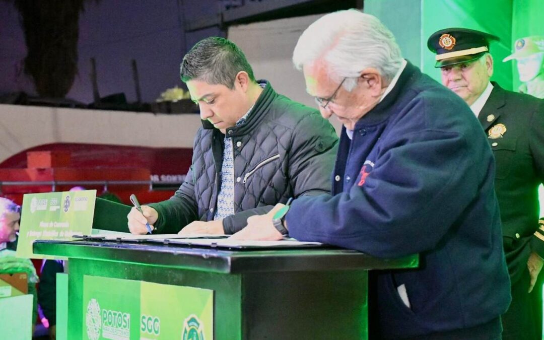 BOMBEROS POTOSINOS CONTARÁN CON SEGURO DE VIDA