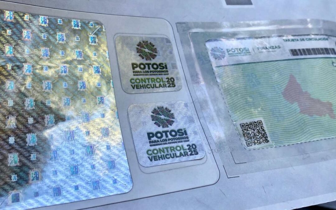 PRESENTAN NUEVO FORMATO DE TARJETA DE CIRCULACIÓN EN SLP