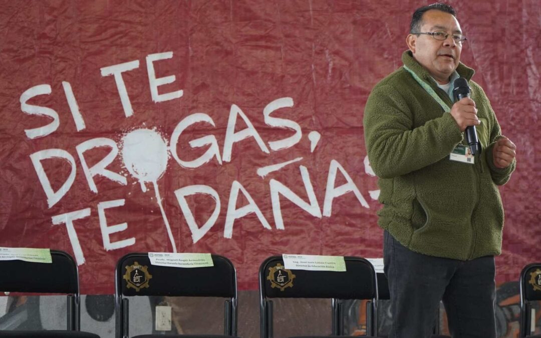 LLEVAN PROGRAMA PARA EVITAR ADICCIONES EN CENTROS ESCOLARES DEL ESTADO