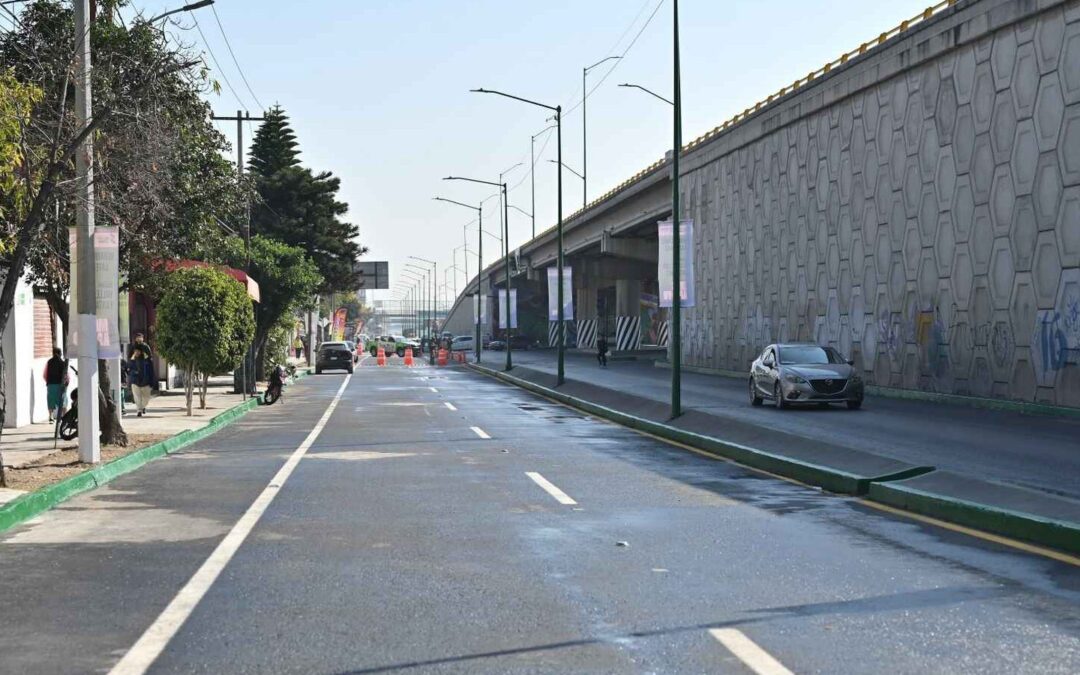 ENTREGAN REHABILITACIÓN DEL LATERAL DEL BULEVAR VALLE DE LOS FANTASMAS 