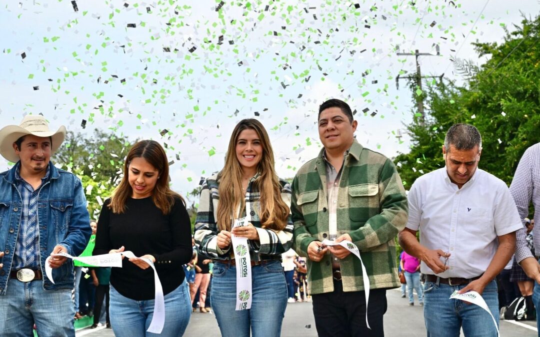 ENTREGAN REHABILITACIÓN DEL CAMINO A TAMBACA, EN TAMASOPO