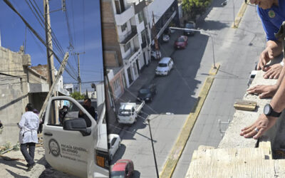 TRABAJADORES CAEN DESDE LO ALTO DE UNA CONSTRUCCIÓN: UN MUERTO Y UN HERIDO