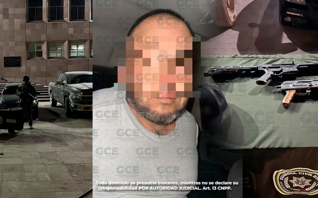 DETIENEN A PRESUNTO OBJETIVO CRIMINAL EN AHUALULCO