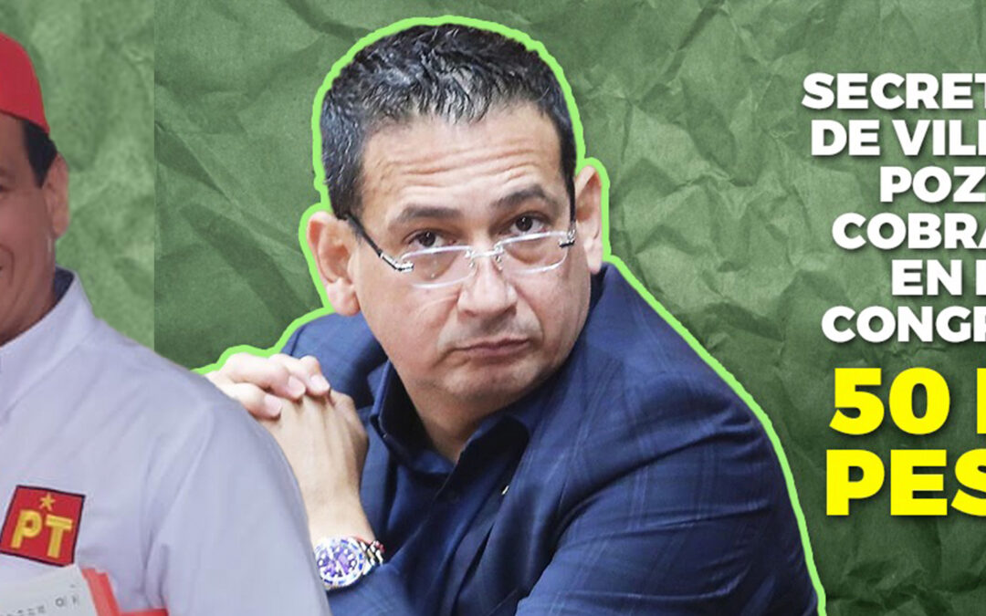 RENÉ OYARVIDE COBRABA EN VILLA DE POZOS Y TAMBIÉN EN EL CONGRESO