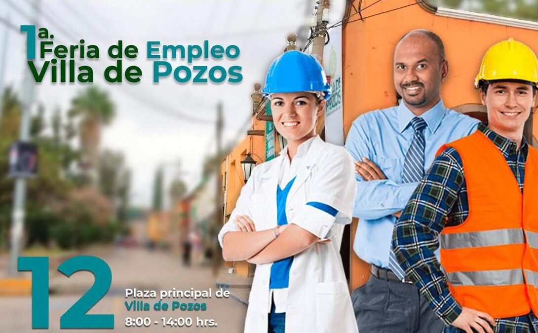 REALIZARÁN PRIMERA FERIA DEL EMPLEO EN VILLA DE POZOS