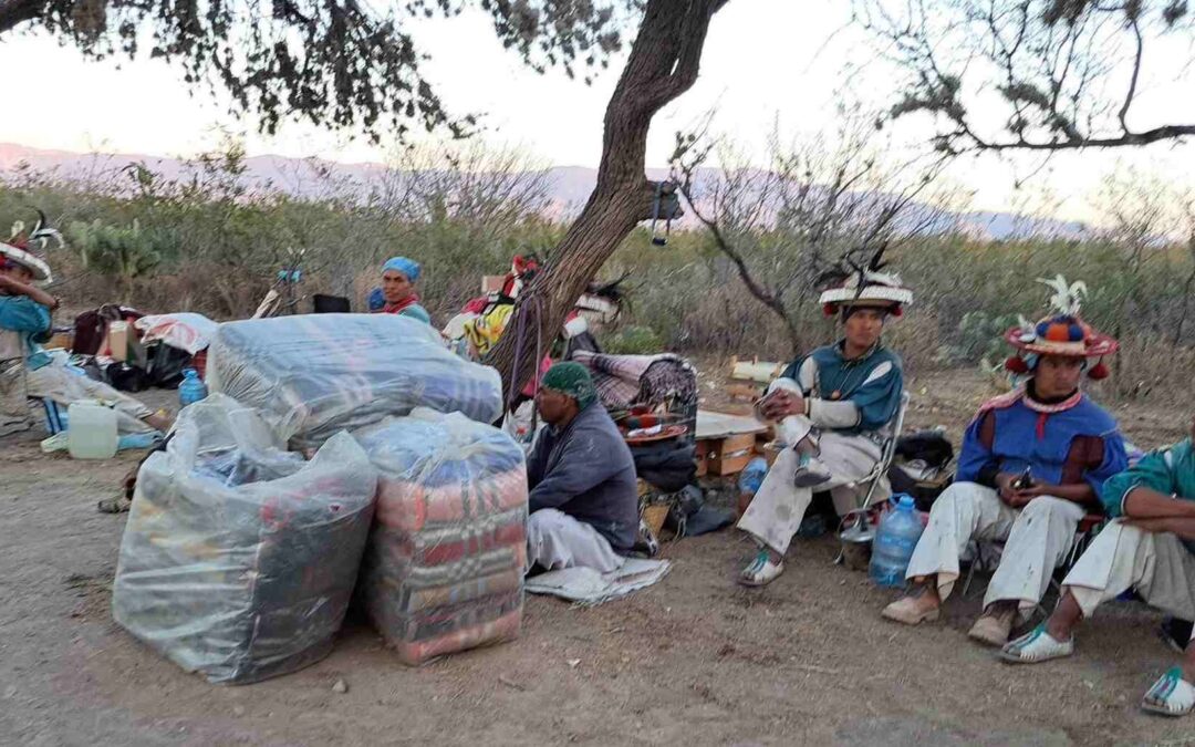 LLEGA AL ALTIPLANO PEREGRINACIÓN PROVENIENTE DE DOS CENTROS CEREMONIALES DE JALISCO