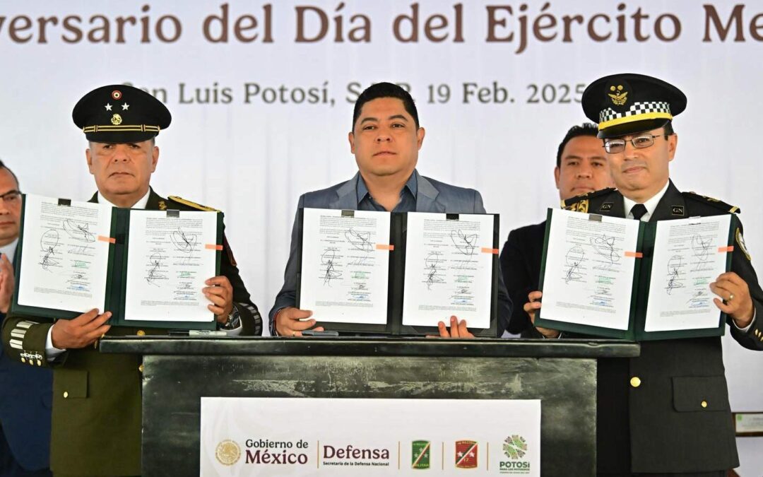 REALIZARON CONMEMORACIÓN POR DÍA DEL EJÉRCITO EN SLP