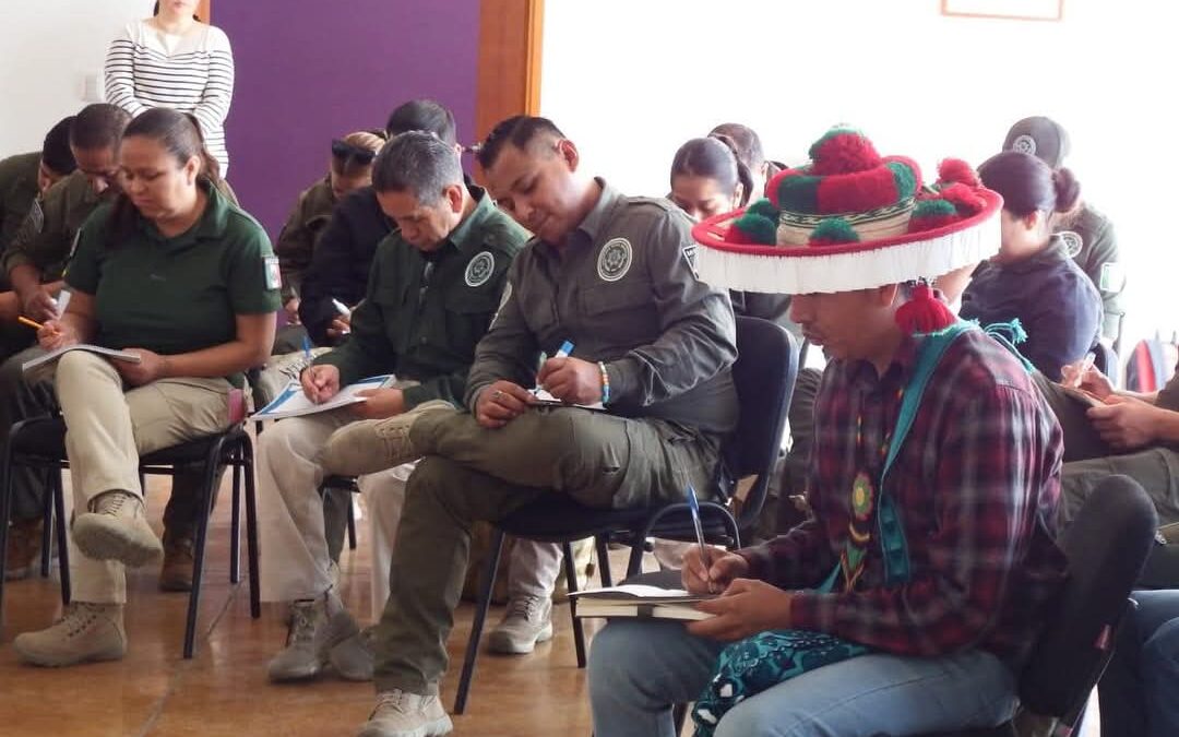 CAPACITAN A GUARDIA CIVIL ESTATAL EN PROTECCIÓN DE DERECHOS Y CULTURA DEL PUEBLO WIXÁRIKA