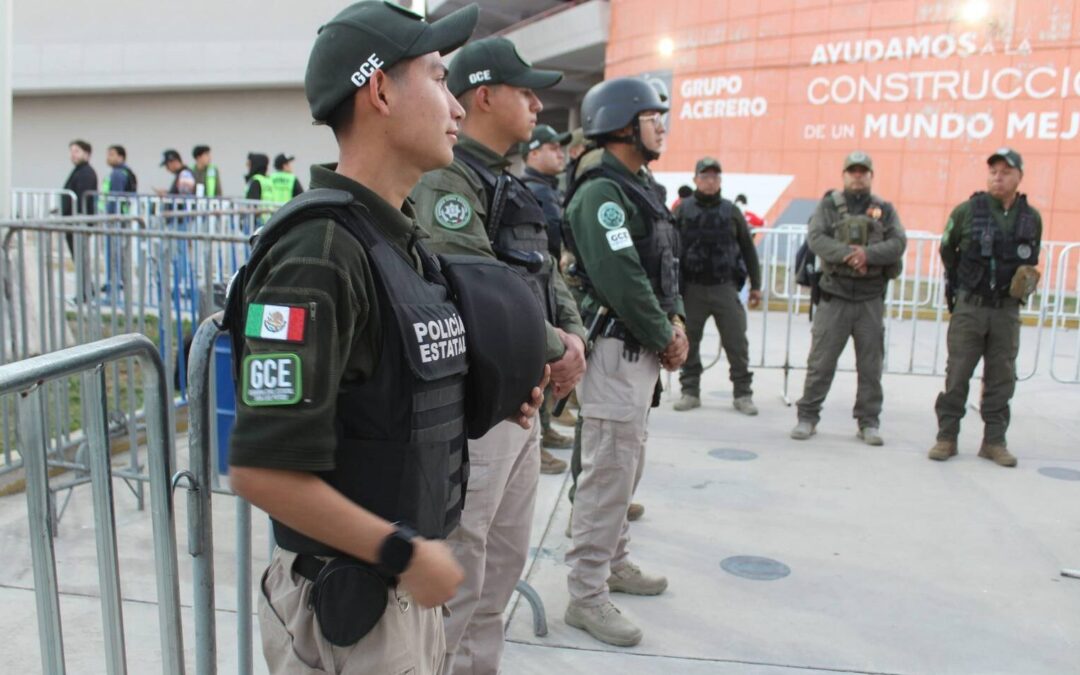 FUE IMPLEMENTADO OPERATIVO DE SEGURIDAD POR PARTIDO EN EL ALFONSO LASTRAS