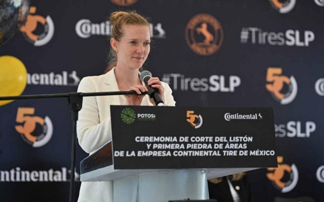 REALIZAN CEREMONIA DE AMPLIACIÓN DE EMPRESA CONTINENTAL TIRES EN SLP
