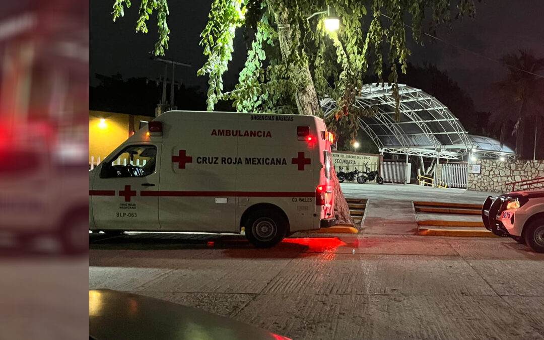 FALLECE SECUNDARISTA DENTRO DE LA ETI No. 16 EN CD VALLES