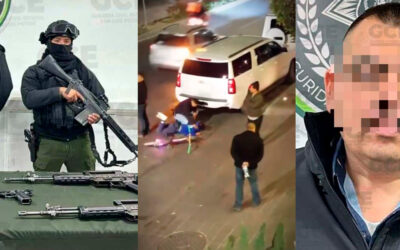 ESCOLTA ARMADO ARREMETIÓ CONTRA CICLISTA EN LA CAPITAL POTOSINA