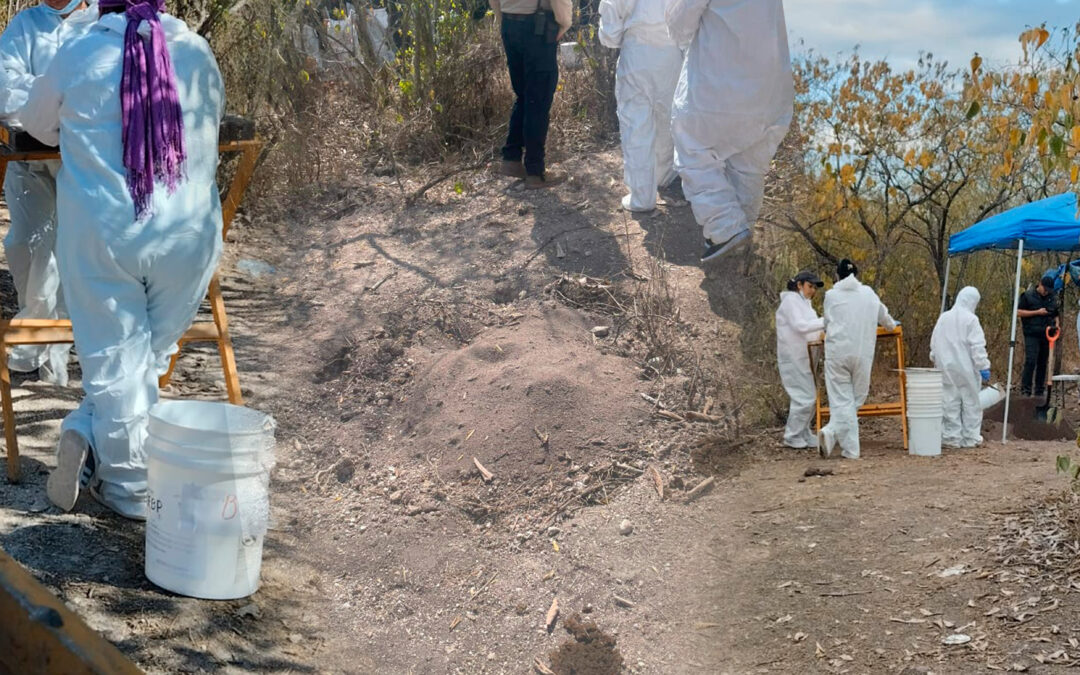 VAN NUEVE FOSAS PROCESADAS EN CAMPO DE EXTERMINIO EN RIOVERDE