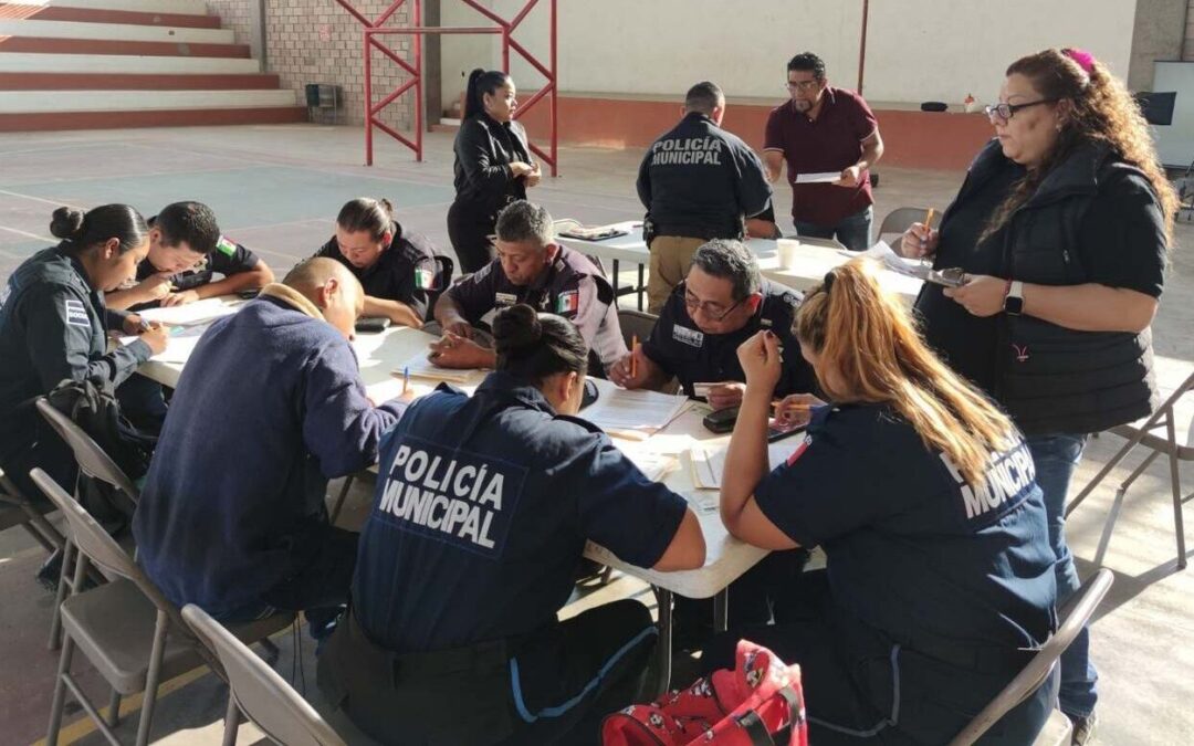CONCLUYÓ ESTADO CENSO DE POLICÍAS MUNICIPALES