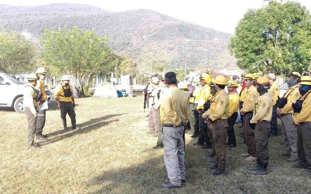 AVANZA EL COMBATE DE INCENDIOS FORESTALES EN SLP