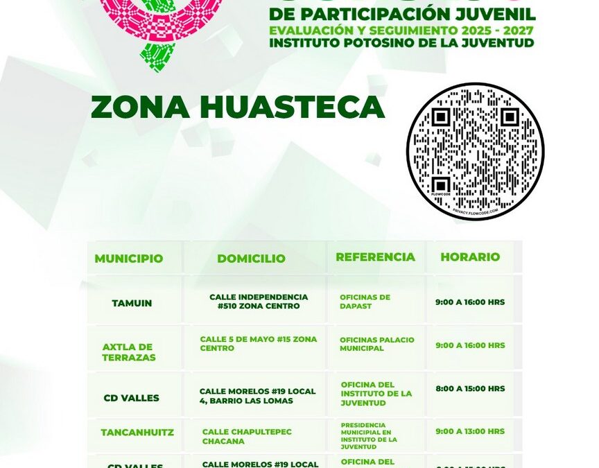 ABREN CONVOCATORIA PARA FORMAR PARTE DEL CONSEJO JUVENIL DE EVALUACIÓN Y PARTICIPACIÓN