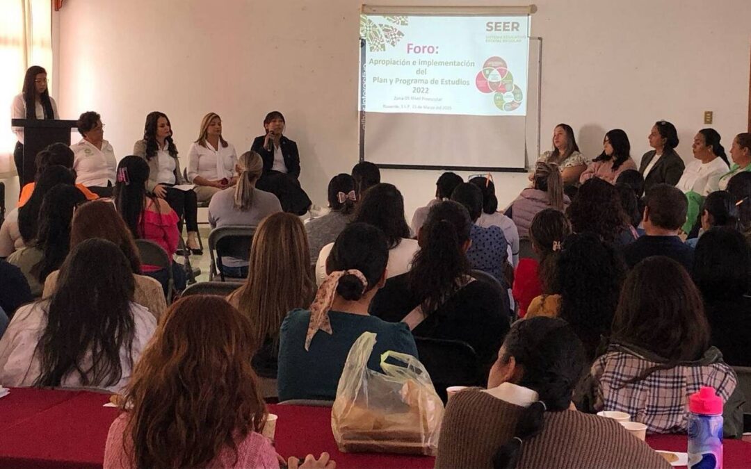 ORGANIZAN FORO SOBRE PLAN DE ESTUDIOS EN PREESCOLAR DEL SEER