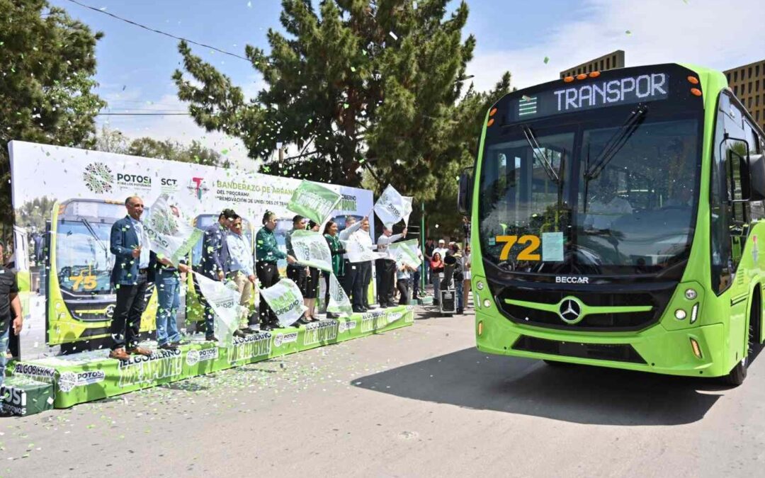 INICIA RENOVACIÓN DE UNIDADES DE TRANSPORTE PÚBLICO DE LA ZONA METROPOLITANA