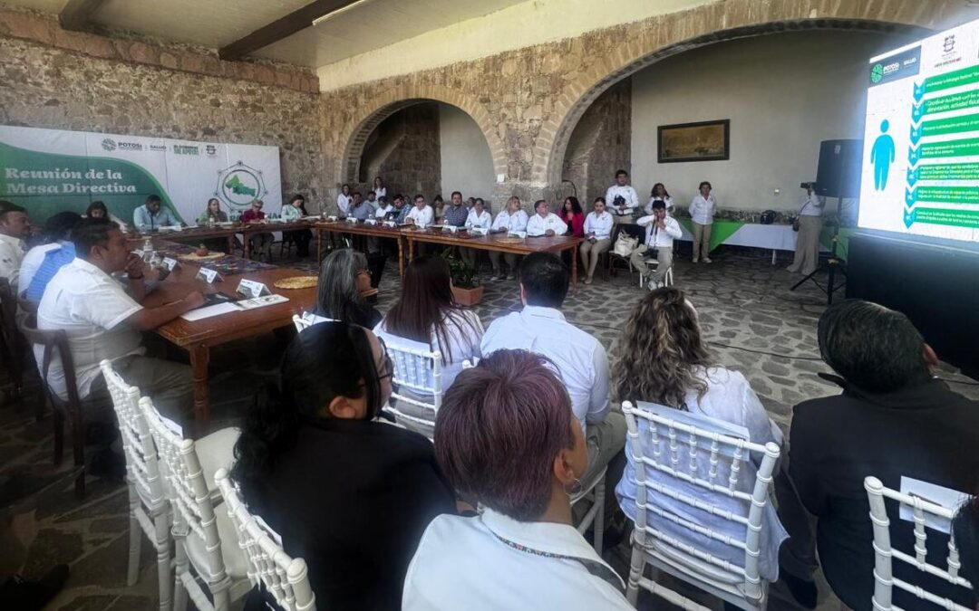 PRESENTAN PLAN DE TRABAJO DE LA RED POTOSINA DE MUNICIPIOS POR LA SALUD