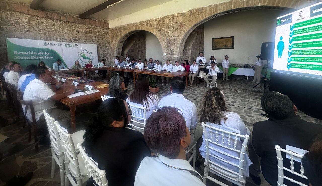 PRESENTAN PLAN DE TRABAJO DE LA RED POTOSINA DE MUNICIPIOS POR LA SALUD