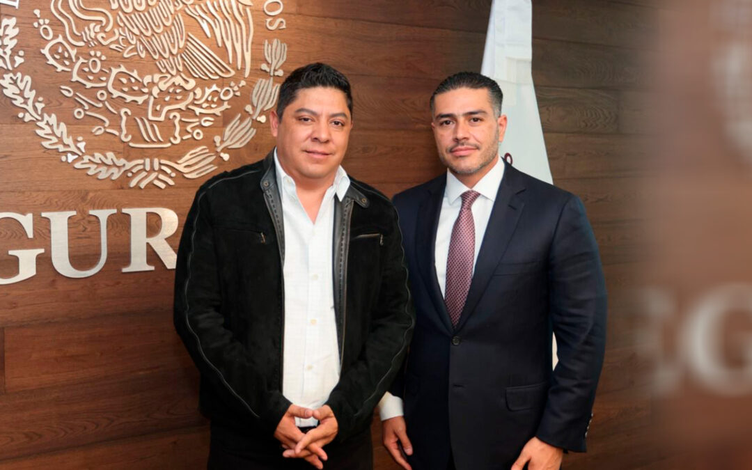 GALLARDO Y HARFUCH COORDINAN ACCIONES PARA MAYOR SEGURIDAD EN SLP