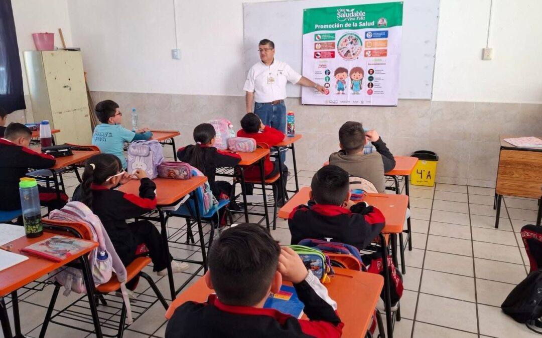 REALIZAN ACCIONES PARA PROMOVER HÁBITOS SALUDABLES EN ESCUELAS
