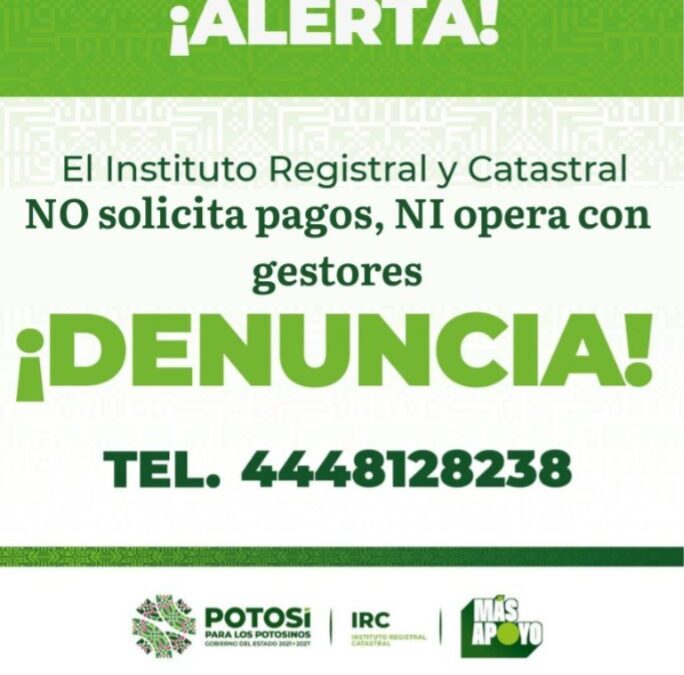 HACEN LLAMADO A EVITAR FRAUDES INMOBILIARIOS EN EL ESTADO